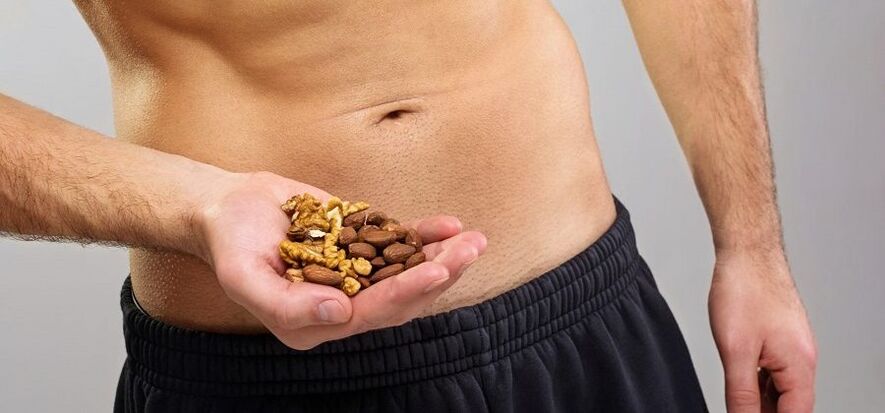 Nueces para la potencia masculina