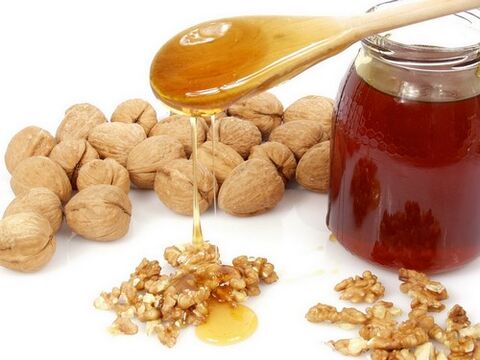 Las nueces y la miel pueden mejorar el efecto. 